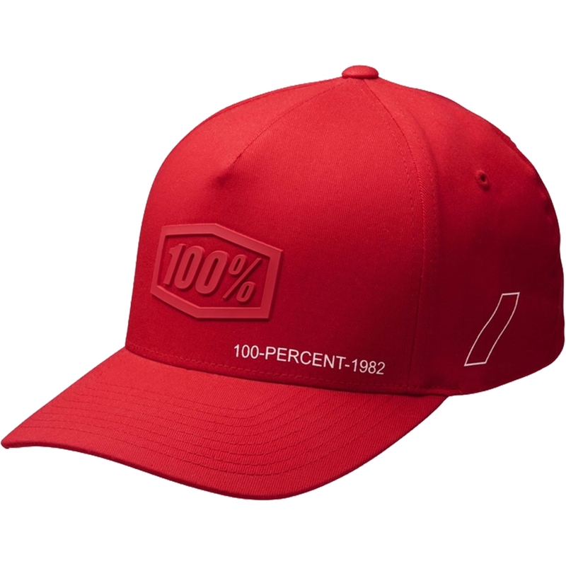 Cap 100% Schaduw Flexfit rood