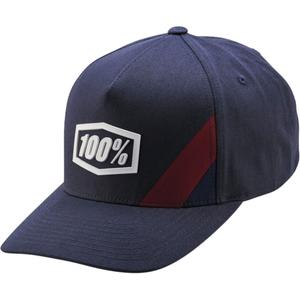 Cap 100% Mais Snapback blauw-grijs