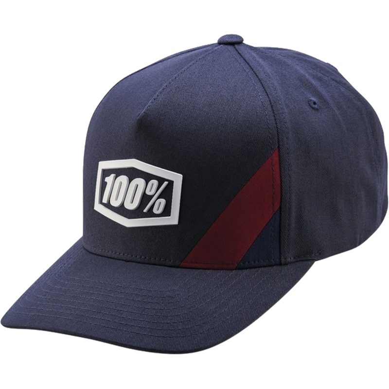 Cap 100% Mais Snapback blauw-grijs
