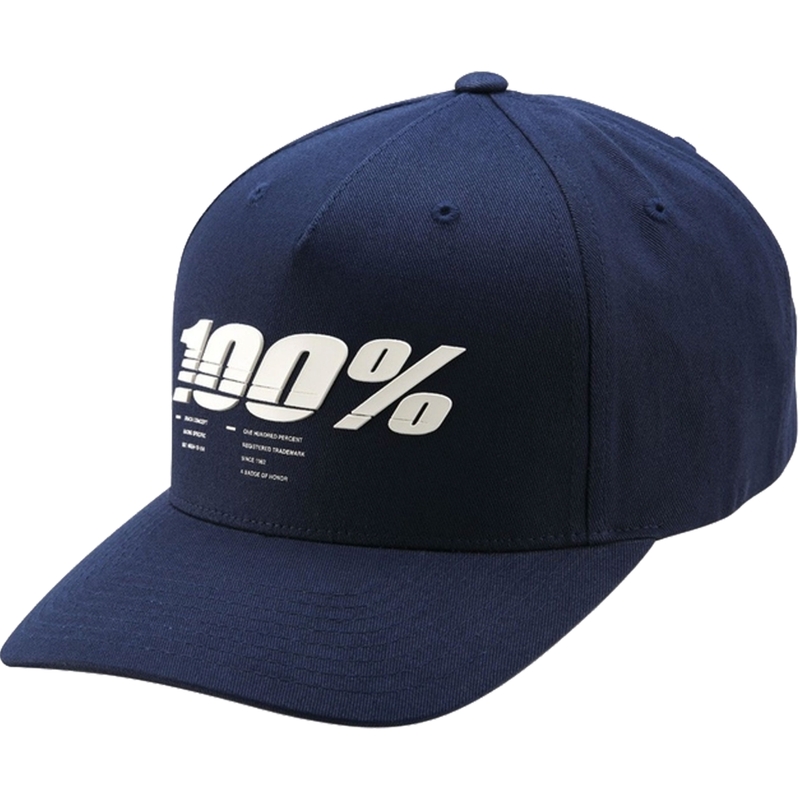 Cap 100% Staunch Snapback blauw