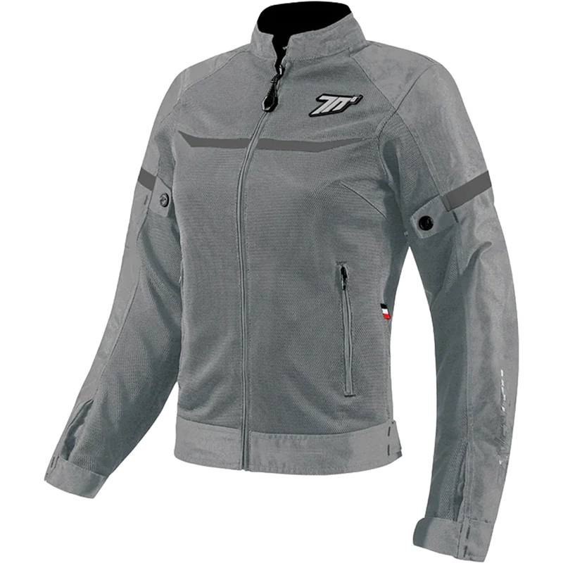 Dames motorjack Seventy Degrees SD-JR30.2 Mojave lichtgrijs