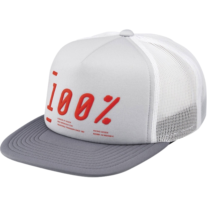 Cap 100% grijs