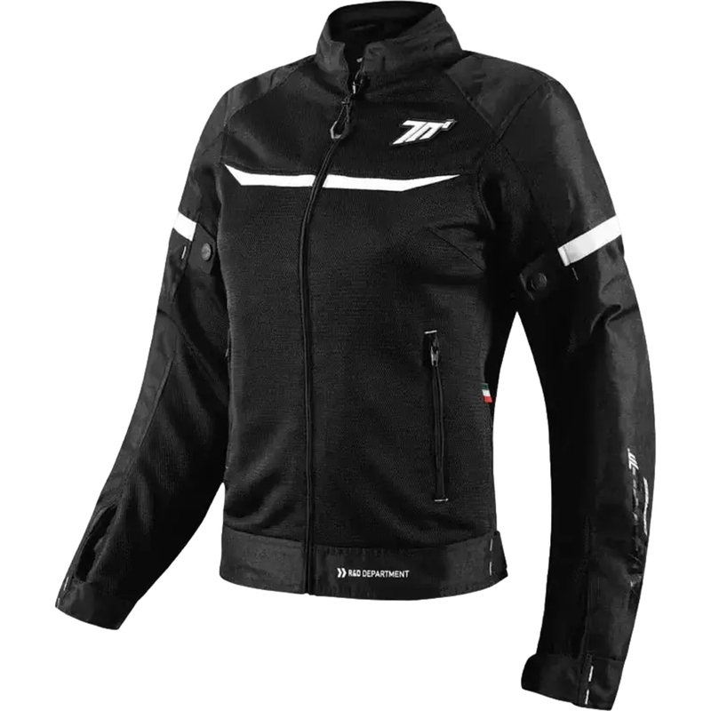 Dames motorjas SEVENTY DEGREES SD-JR30.2 Mojave zwart/wit