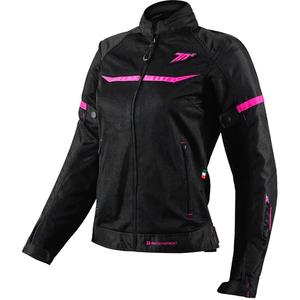 Dames motorjas SEVENTY DEGREES SD-JR30.2 Mojave zwart-roze