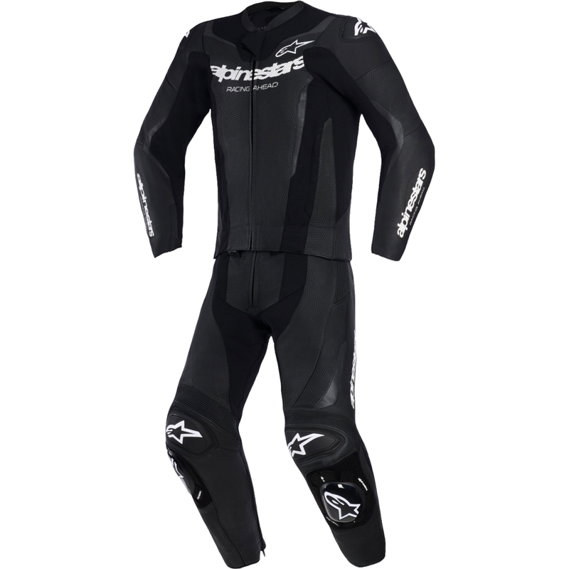 Alpinestars GP Force V2 tweedelig leren pak zwart-wit