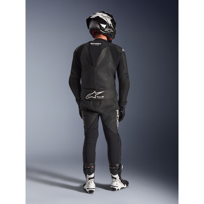 Alpinestars GP Force V2 tweedelig leren pak zwart-wit