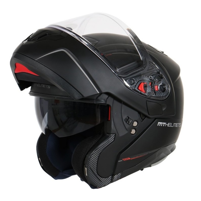 MT Atom motorhelm zwart mat uitverkoop