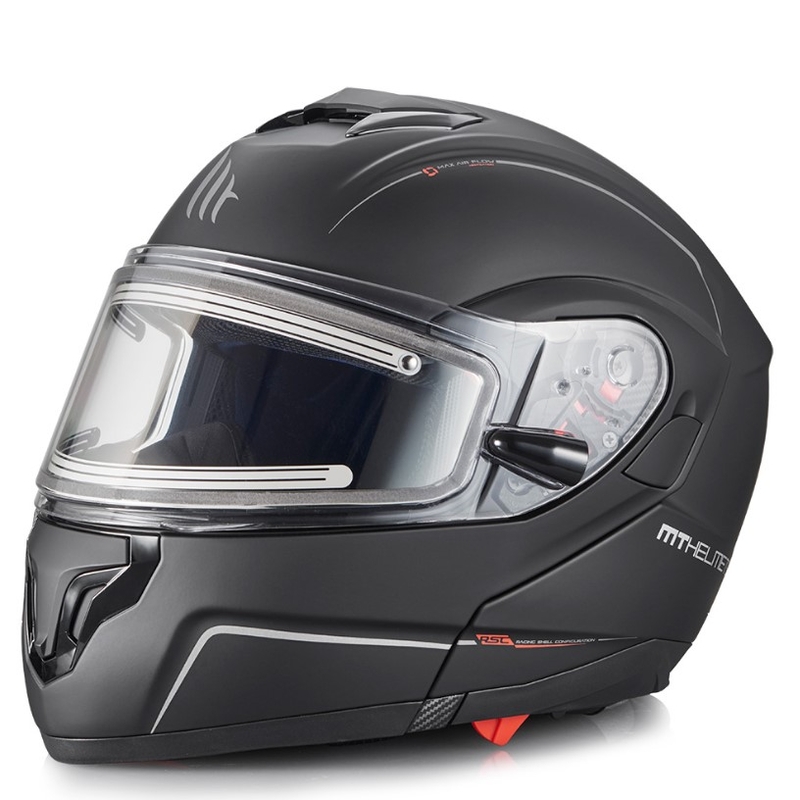 MT Atom motorhelm zwart mat uitverkoop