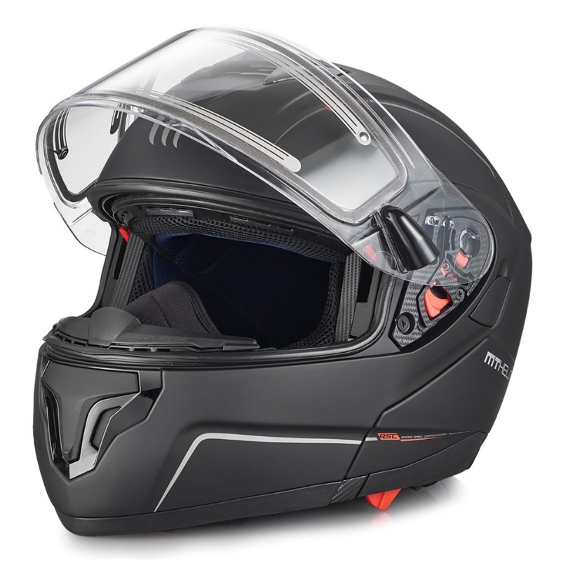 MT Atom motorhelm zwart mat uitverkoop
