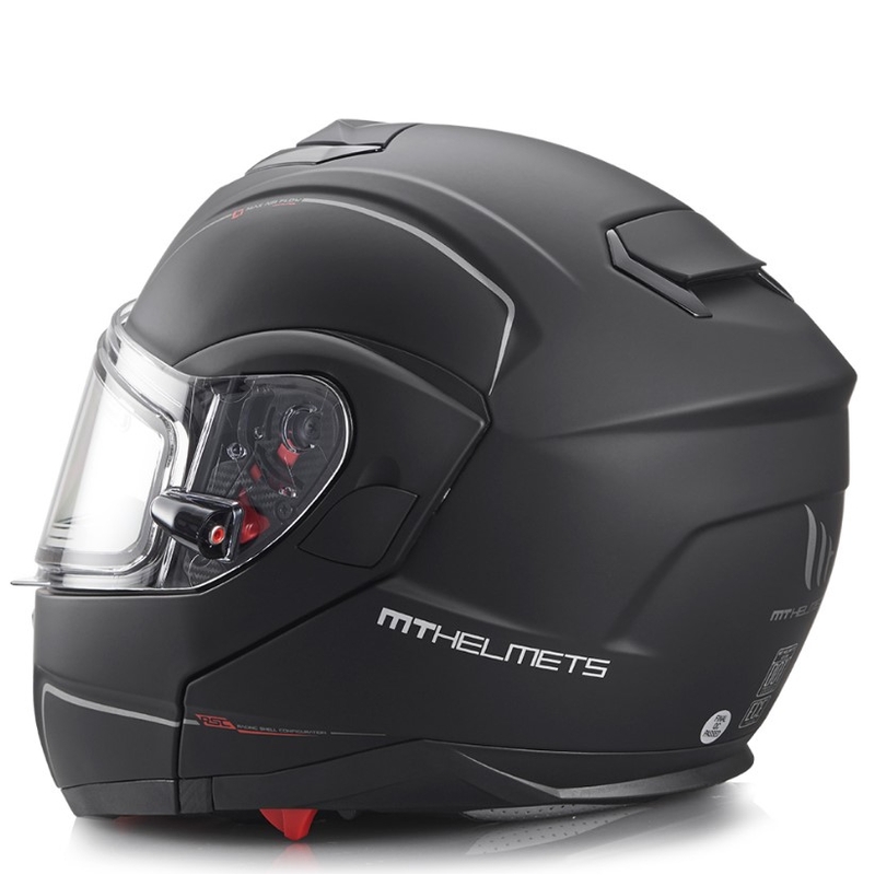 MT Atom motorhelm zwart mat uitverkoop