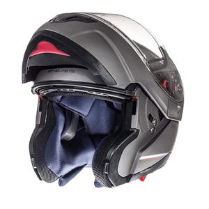MT Atom motorhelm titanium uitverkoop