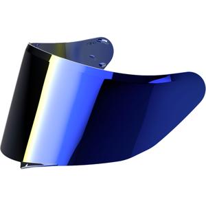 Vizier voor Airoh Connor/Spark 2 motorhelmen spiegelblauw