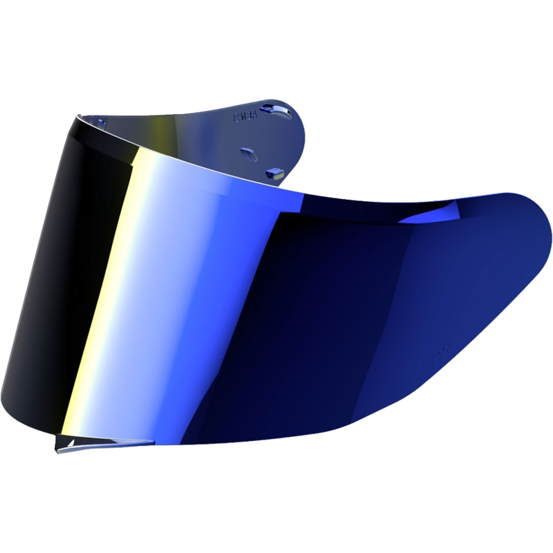 Vizier voor Airoh Connor/Spark 2 motorhelmen spiegelblauw