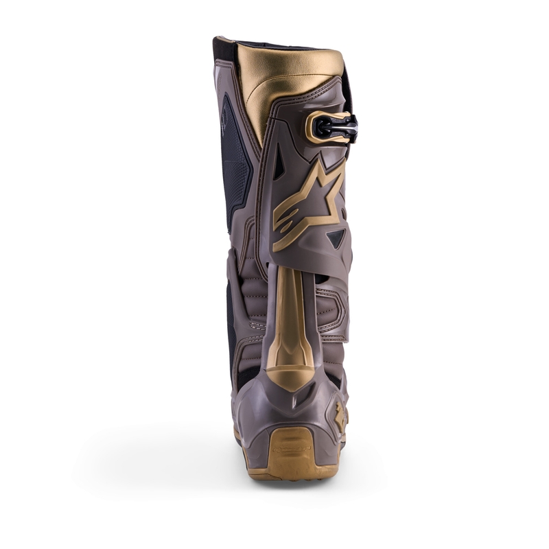 Alpinestars TECH 10 Limited Edition AIR GOLD Motorlaarzen Bruin Goud
