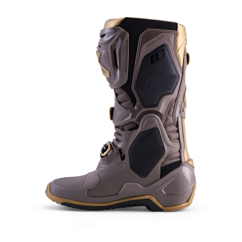 Alpinestars TECH 10 Limited Edition AIR GOLD Motorlaarzen Bruin Goud