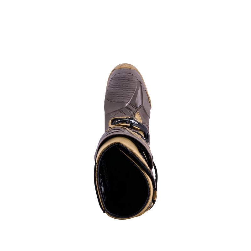 Alpinestars TECH 10 Limited Edition AIR GOLD Motorlaarzen Bruin Goud