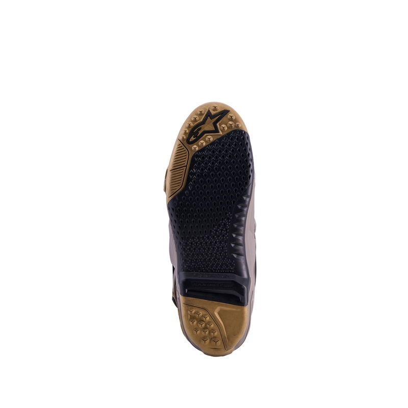 Alpinestars TECH 10 Limited Edition AIR GOLD Motorlaarzen Bruin Goud