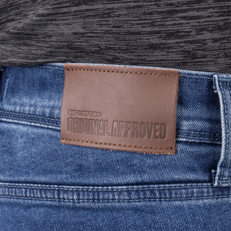 Oxford Original Approved Tailor AA Motorjeans Lichtblauw