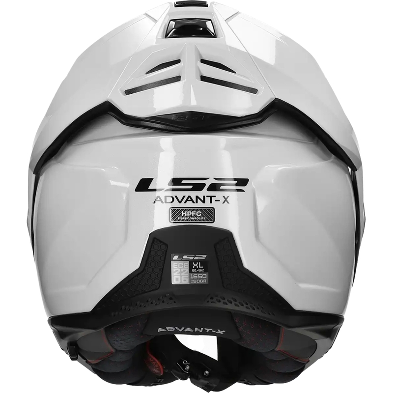 LS2 FF901 Advant X Solid Wit Opvouwbare Motorhelm