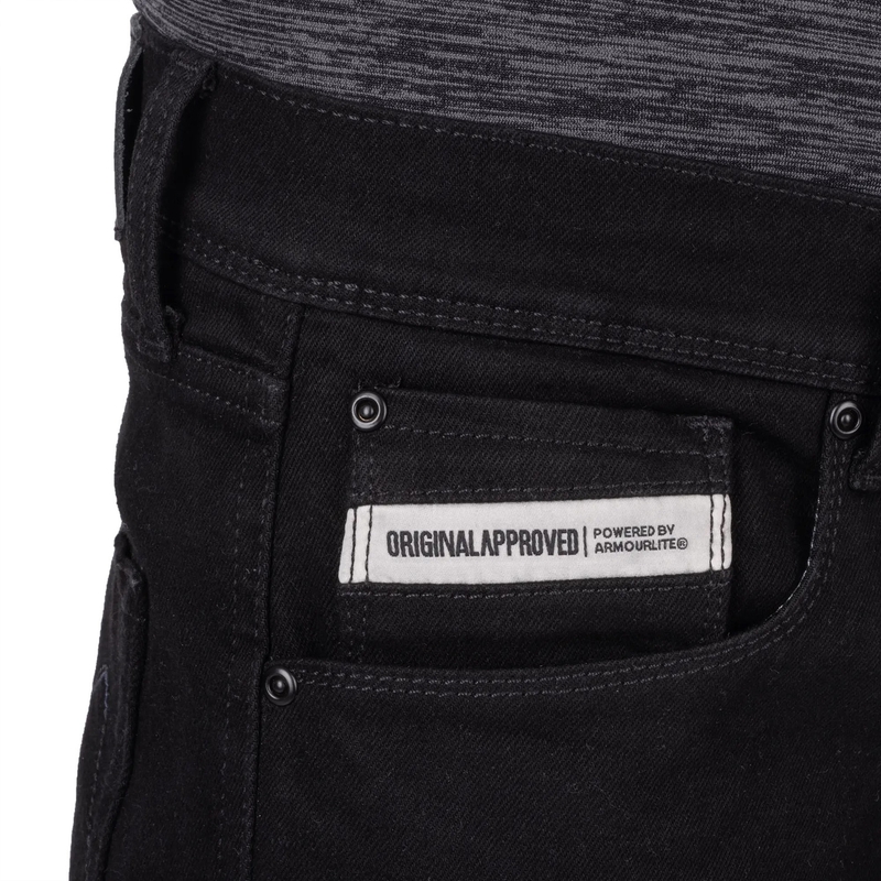 Oxford Original Approved Tailor AA Motorjeans Zwart