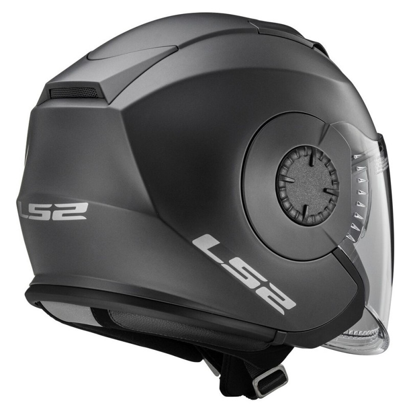 Open helm LS2 OF570 Verso mat titanium