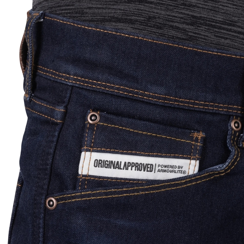 Oxford Marshal AAA Slim Fit Motorjeans Zwart