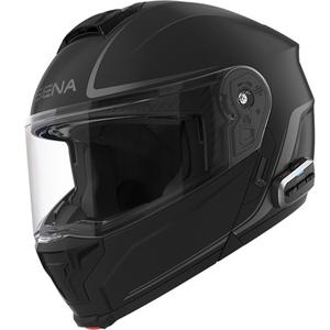 Opklapbare motorhelm met headset SENA Outrush 2 matzwart