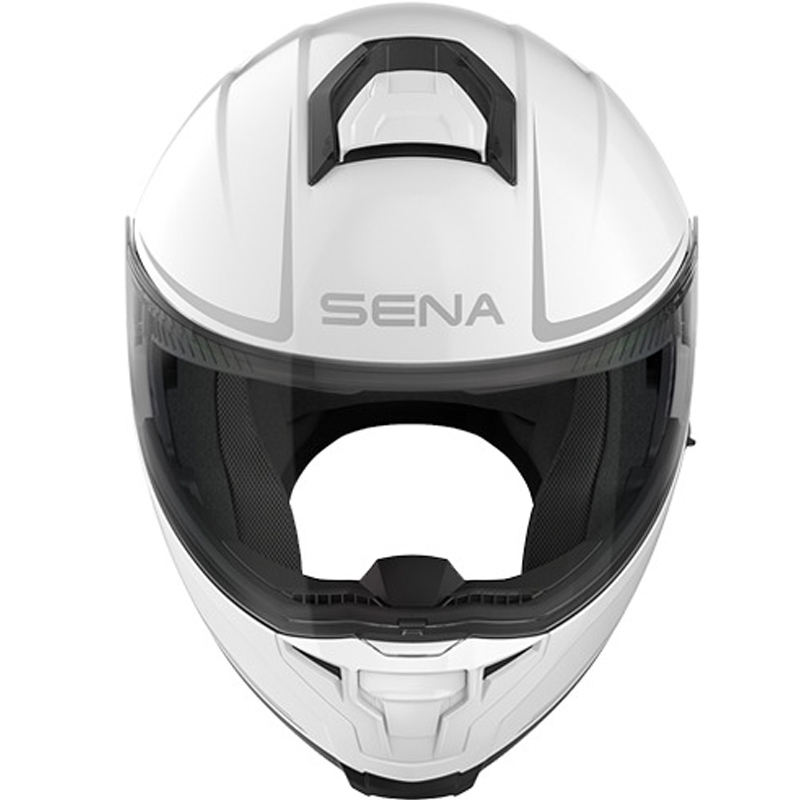 Opklapbare motorhelm met headset SENA Outrush 2 wit
