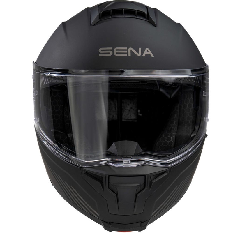 Opklapbare motorhelm met headset SENA Specter matzwart