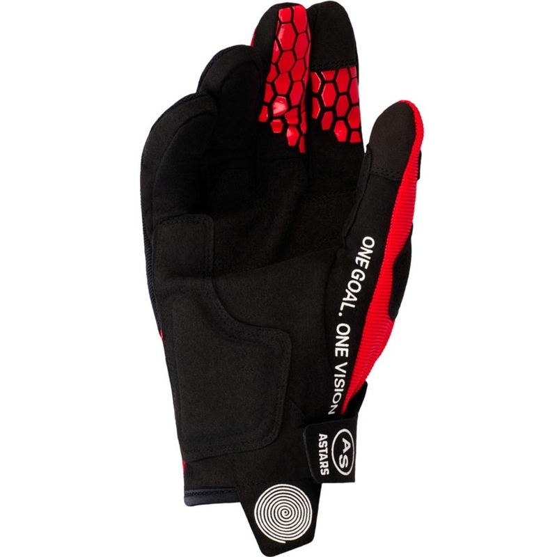 Alpinestars PRO-DURA rood-zwarte motorcrosshandschoenen