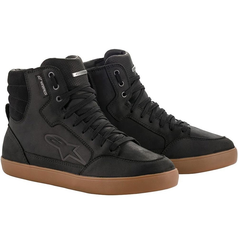 Alpinestars J-6 waterdichte motorlaarzen van zwart rubber