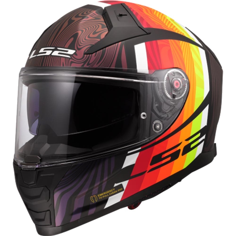Integraal motorhelm LS2 FF811 Vector II Freedom zwart kameleon