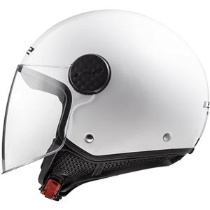 Open motorhelm LS2 OF558 Sphere II effen wit