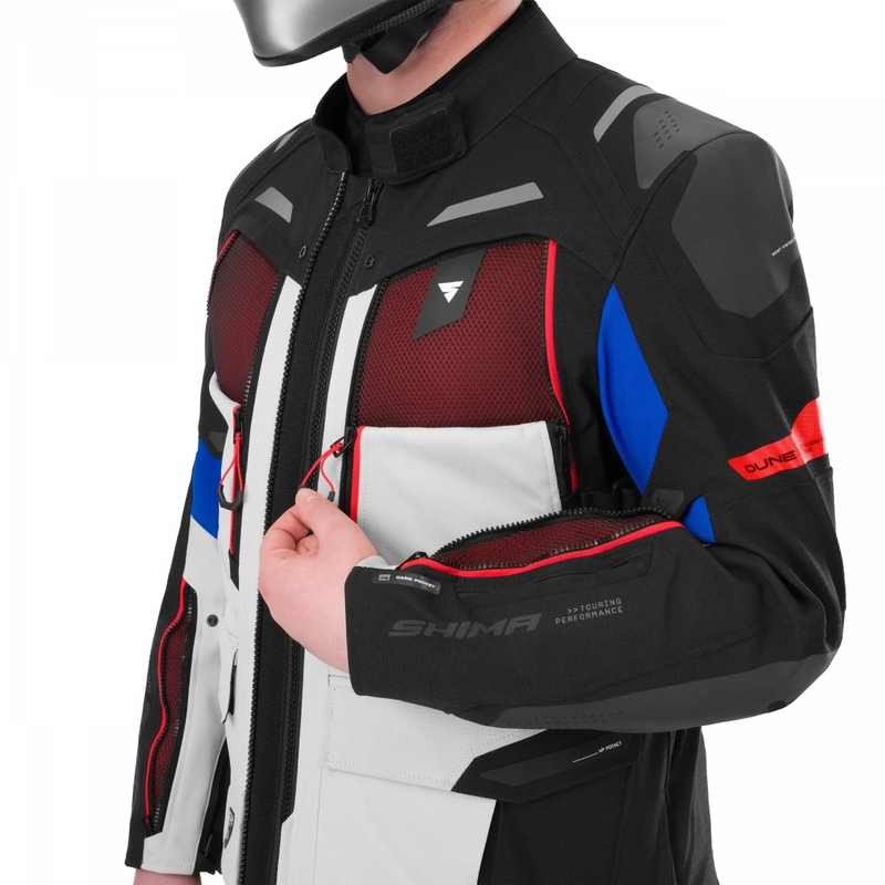 Shima Dune 2.0 motorjas blauw