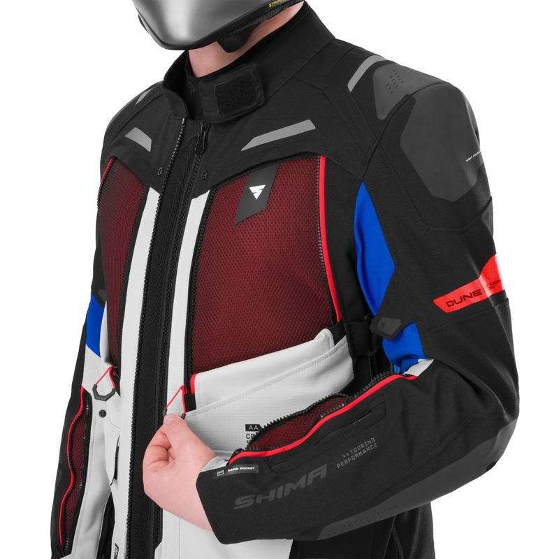 Shima Dune 2.0 motorjas blauw