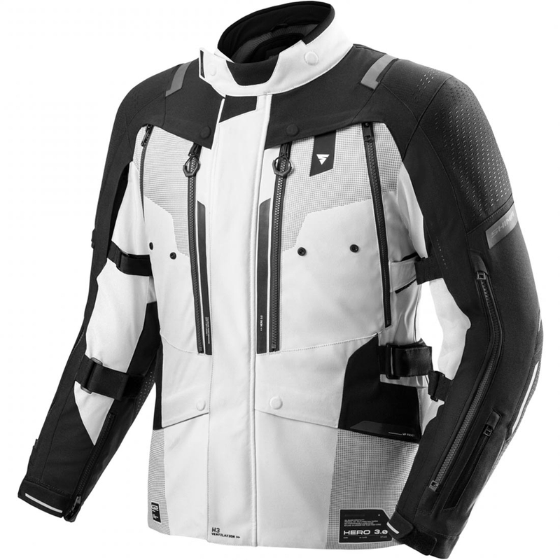 Shima Hero 3.0 motorjas grijs-zwart