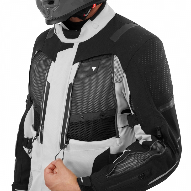Shima Hero 3.0 motorjas grijs-zwart