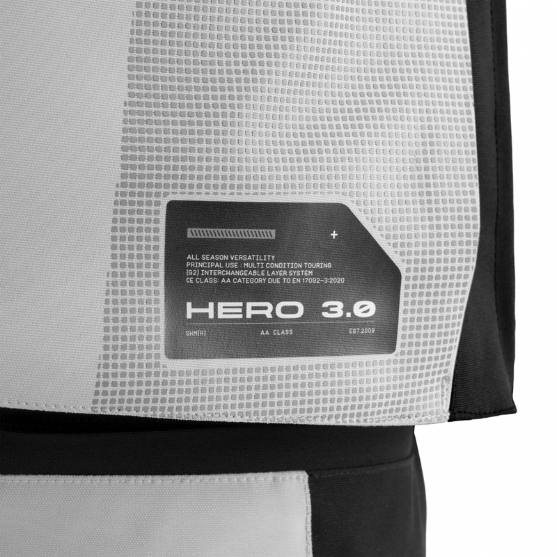 Shima Hero 3.0 motorjas grijs-zwart