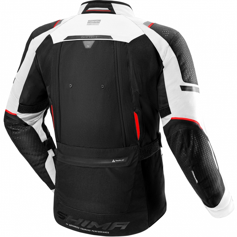 Shima Hero 3.0 motorjas grijs-rood
