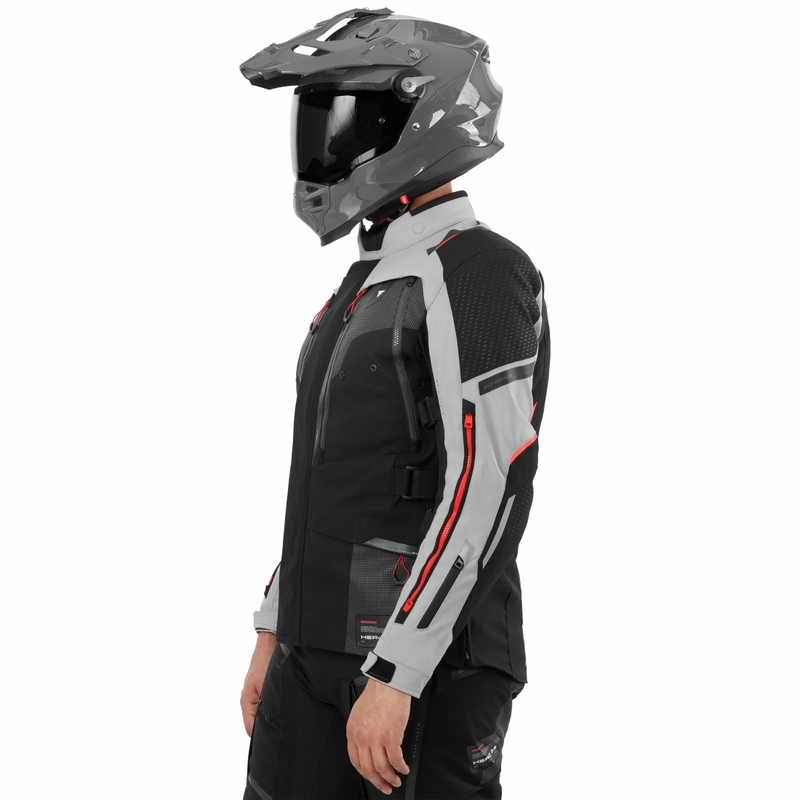 Shima Hero 3.0 motorjas grijs-rood