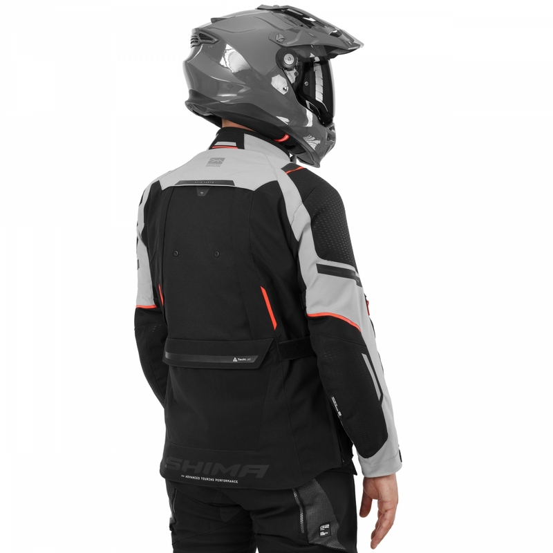 Shima Hero 3.0 motorjas grijs-rood