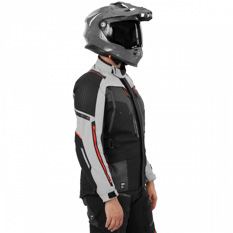 Shima Hero 3.0 motorjas grijs-rood