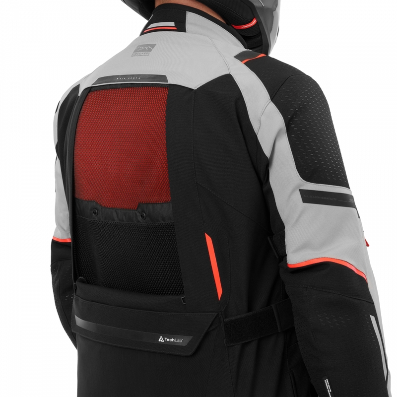 Shima Hero 3.0 motorjas grijs-rood