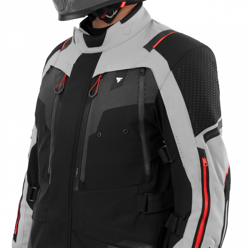 Shima Hero 3.0 motorjas grijs-rood