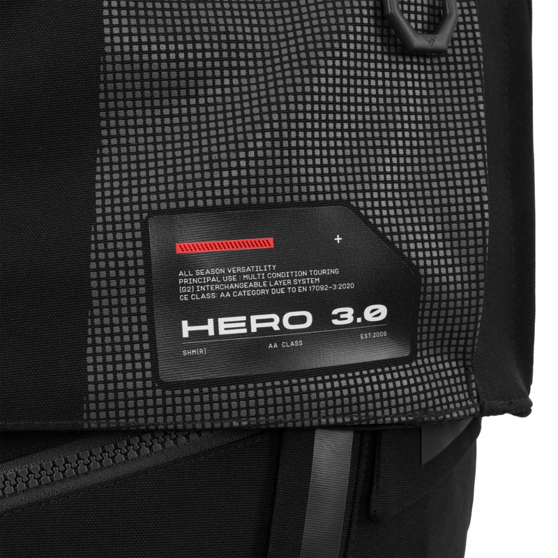 Shima Hero 3.0 motorjas grijs-rood