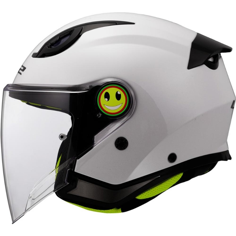 Kindermotorhelm met open gezicht LS2 OF622 Funny II effen wit