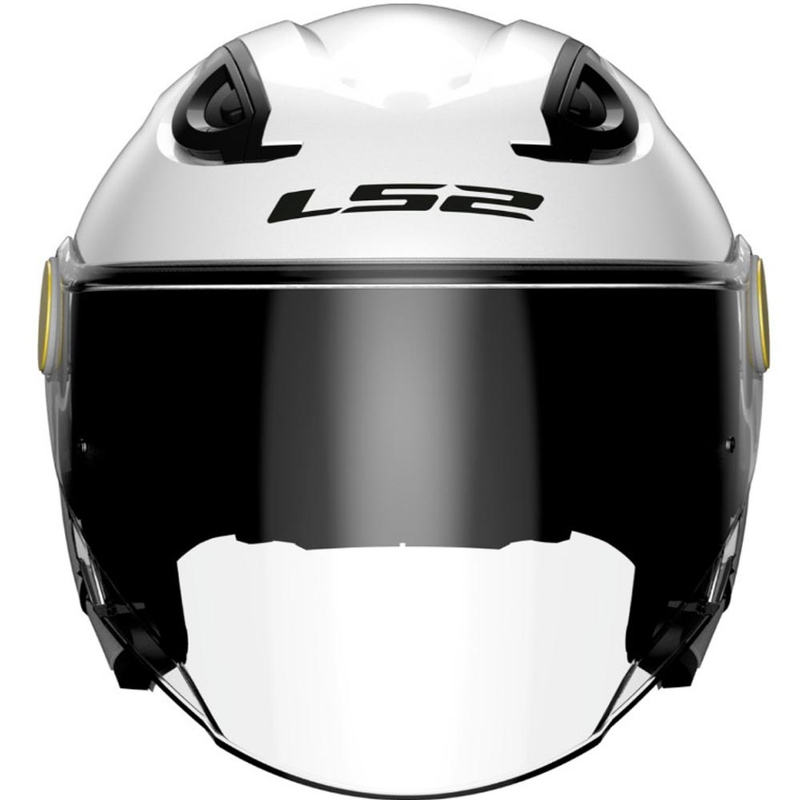 Kindermotorhelm met open gezicht LS2 OF622 Funny II effen wit
