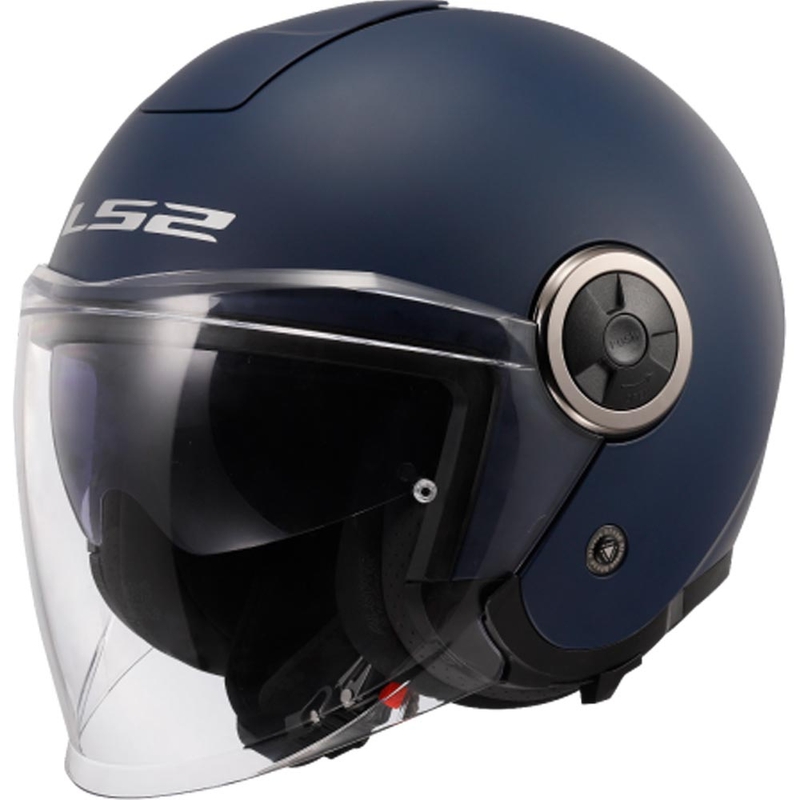 Open motorhelm LS2 OF620 Classy Solid mat donkerblauw