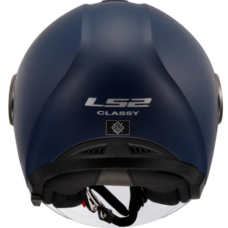 Open motorhelm LS2 OF620 Classy Solid mat donkerblauw