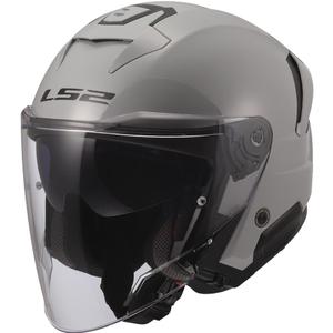 Open motorhelm LS2 OF618 Verso II Solid nardo grijs
